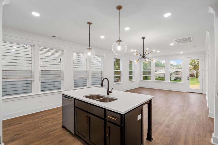 Furnished interior view inside a new home in Sweetgrass Station, Summerville (Image 9).