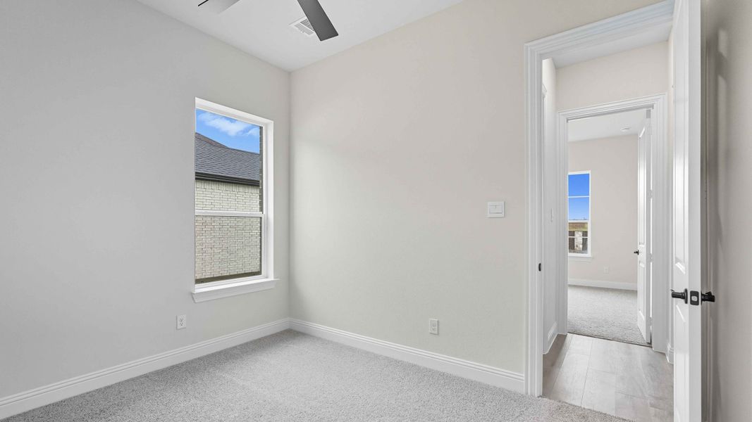 Representative unfurnished interior of a home built from the BEAUX by D.R. Horton in Clearview Ranch, Royse City (Image 35). Representative unfurnished interior of a home built from the BEAUX by D.R. Horton in Clearview Ranch, Royse City (Image 35).