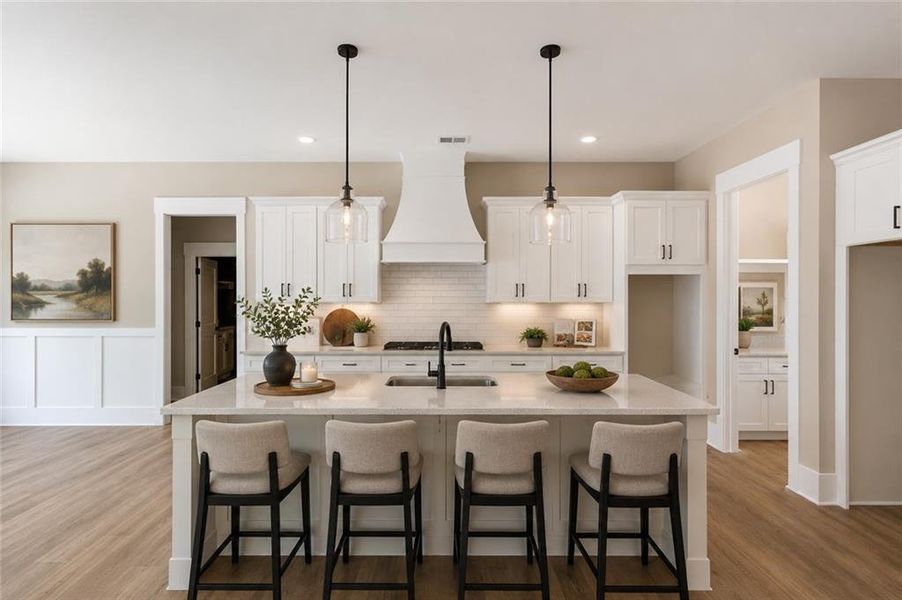 Furnished interior view inside a new home in , Jefferson (Image 8).