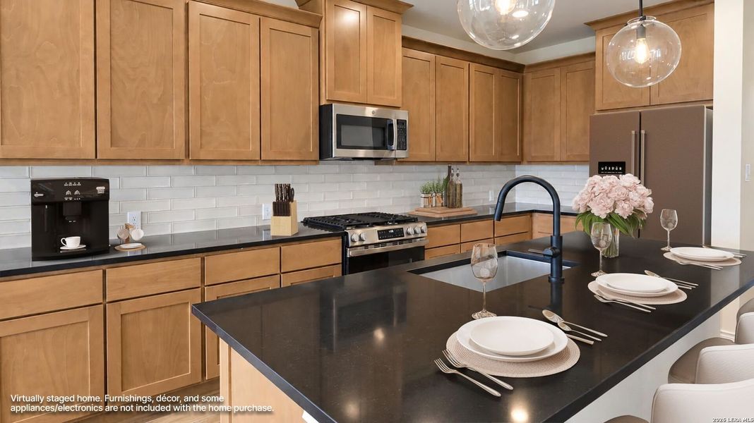 Furnished interior view inside a new home in Legacy at Lake Dunlap, New Braunfels (Image 8).
