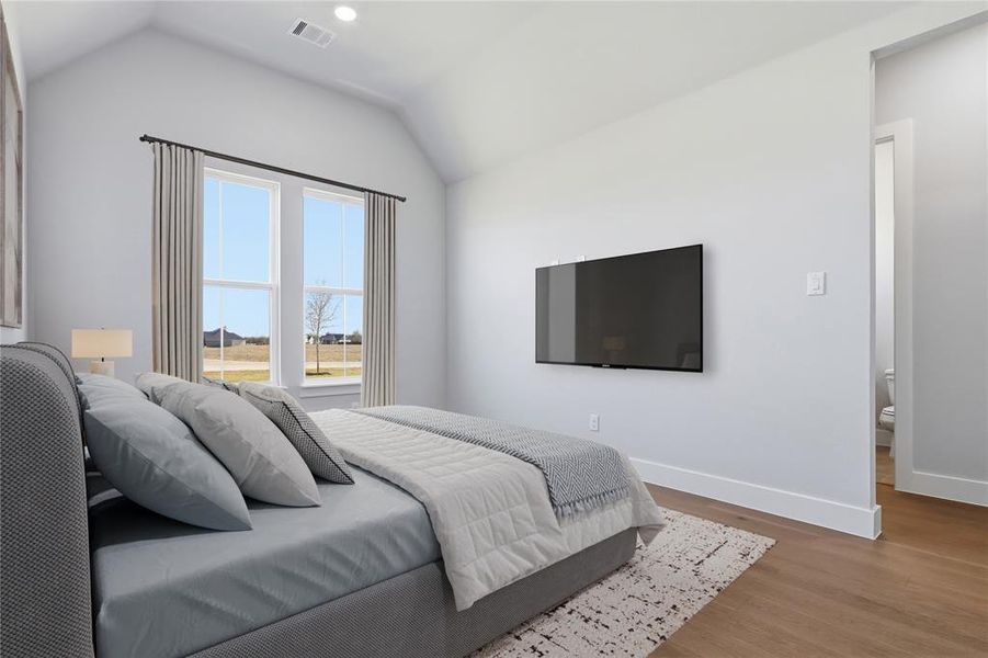 Furnished interior view inside a new home in Waterfall Ranch, Waxahachie (Image 6).