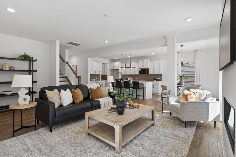 Furnished interior view inside a new home in Morrow Brook, Albemarle (Image 11).