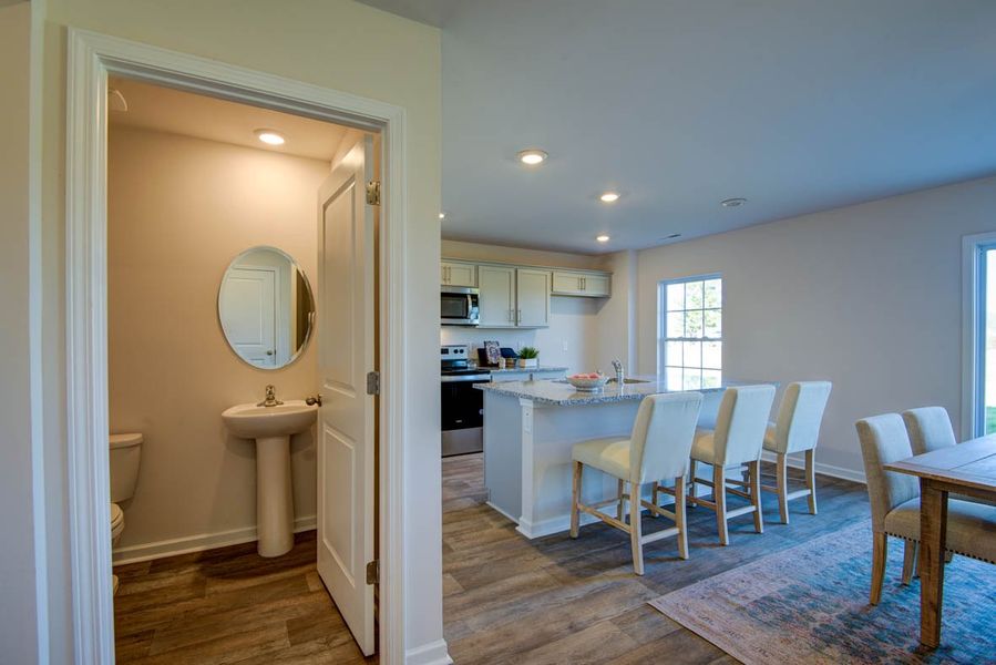 Representative furnished interior of a home built from the Penwell by D.R. Horton in Carter Ridge, Greenville (Image 11).