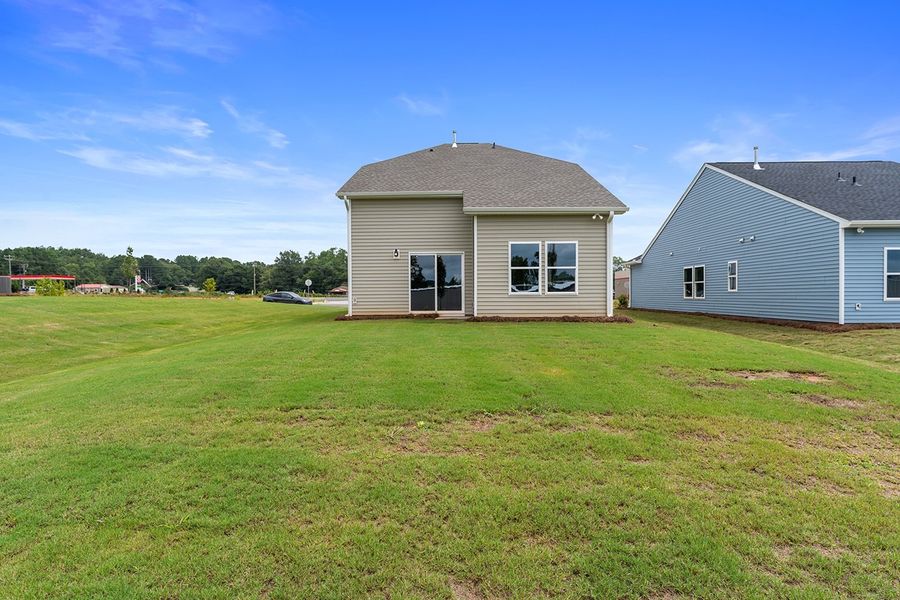 Front exterior of a new home in Tucker Ridge, Pendleton, SC, highlighting curb appeal (Image 2).