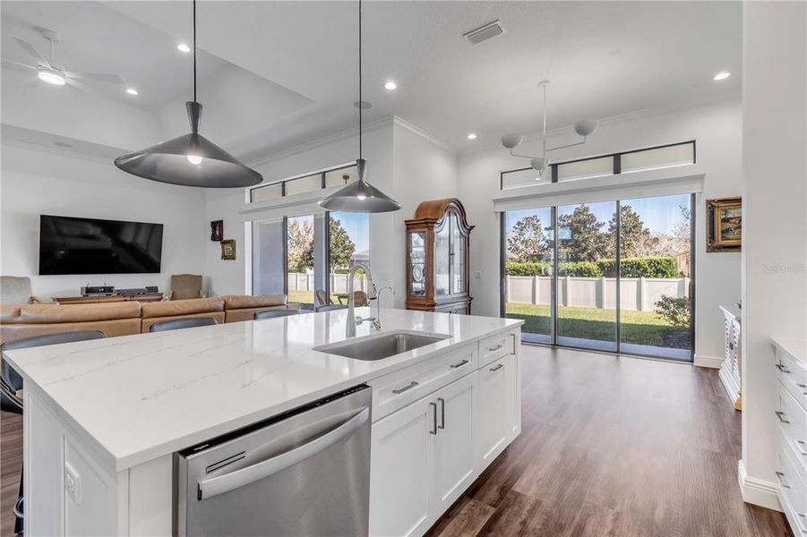Furnished interior view inside a new home in , Mount Dora (Image 68). Furnished interior view inside a new home in , Mount Dora (Image 68).