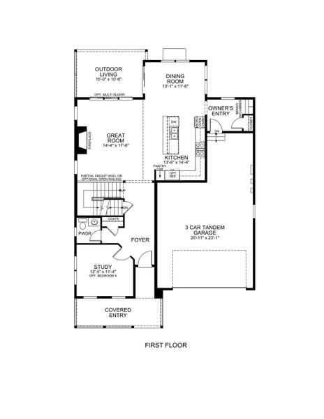 2D floor plan layout of this home in West Grange, Longmont, CO (Image 6).