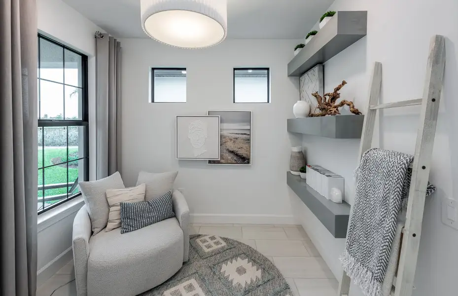 Furnished interior view inside a new home in Terreno, Naples (Image 8).