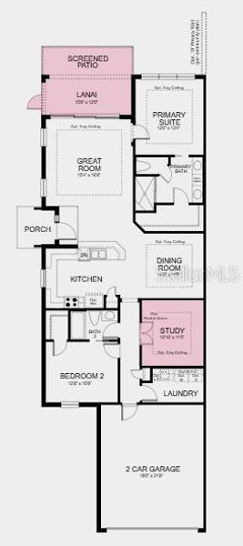 2D floor plan layout of this home in Esplanade at Azario Lakewood Ranch, Bradenton, FL (Image 3). 2D floor plan layout of this home in Esplanade at Azario Lakewood Ranch, Bradenton, FL (Image 3).