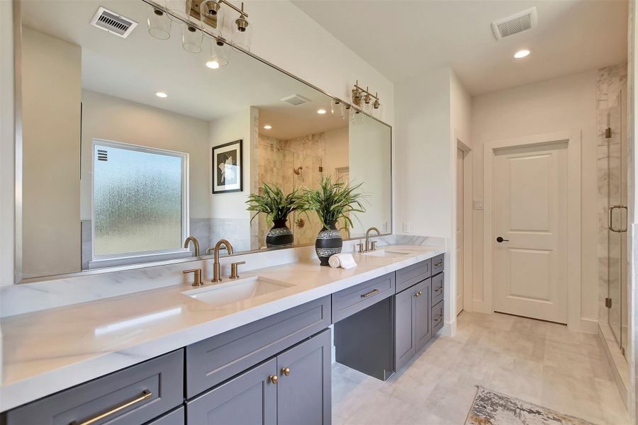 Furnished interior view inside a new home in , Houston (Image 35).