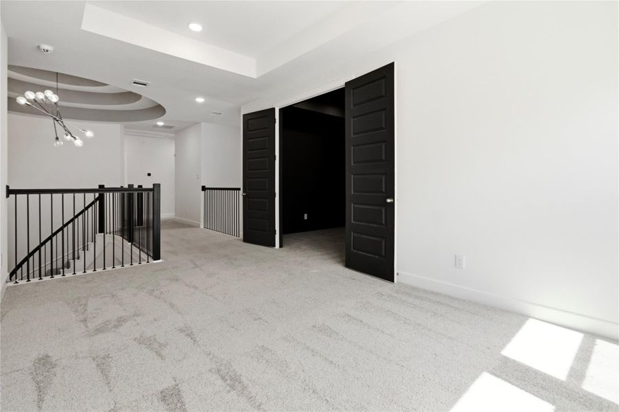 Spacious, unfurnished interior of a new home in The Trails, New Caney (Image 18). Spacious, unfurnished interior of a new home in The Trails, New Caney (Image 18).