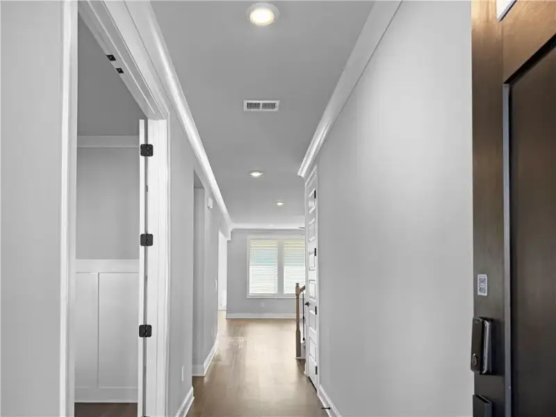 Spacious, unfurnished interior of a new home in Vines at Mill Creek - Legacy Series, Braselton (Image 17). Spacious, unfurnished interior of a new home in Vines at Mill Creek - Legacy Series, Braselton (Image 17).