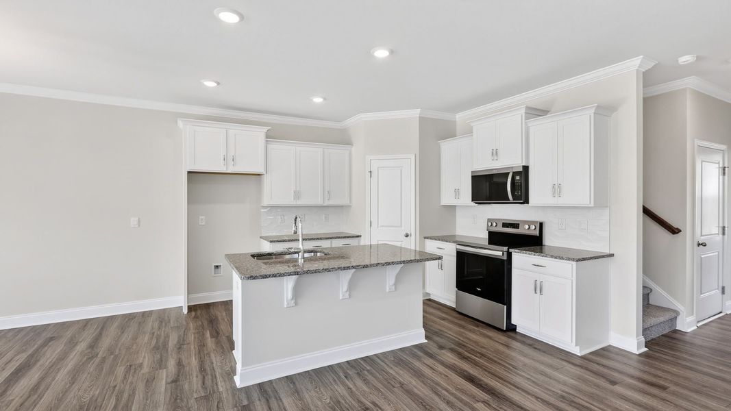 Furnished interior view inside a new home in The Townes at Stonecrest, Hendersonville (Image 7).