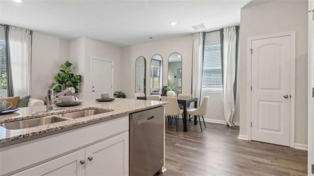 Furnished interior view inside a new home in Wellington Park, Lithonia (Image 36).