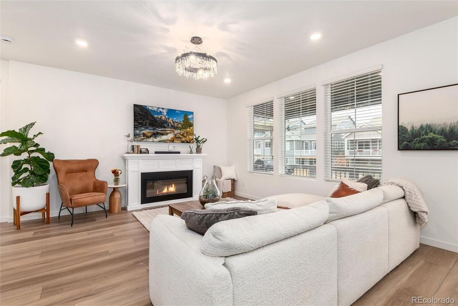 Furnished interior view inside a new home in , Parker (Image 37).