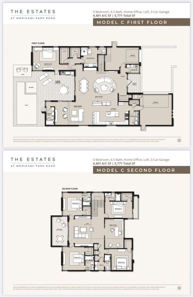 2D floor plan layout of this home in , Delray Beach, FL (Image 4).