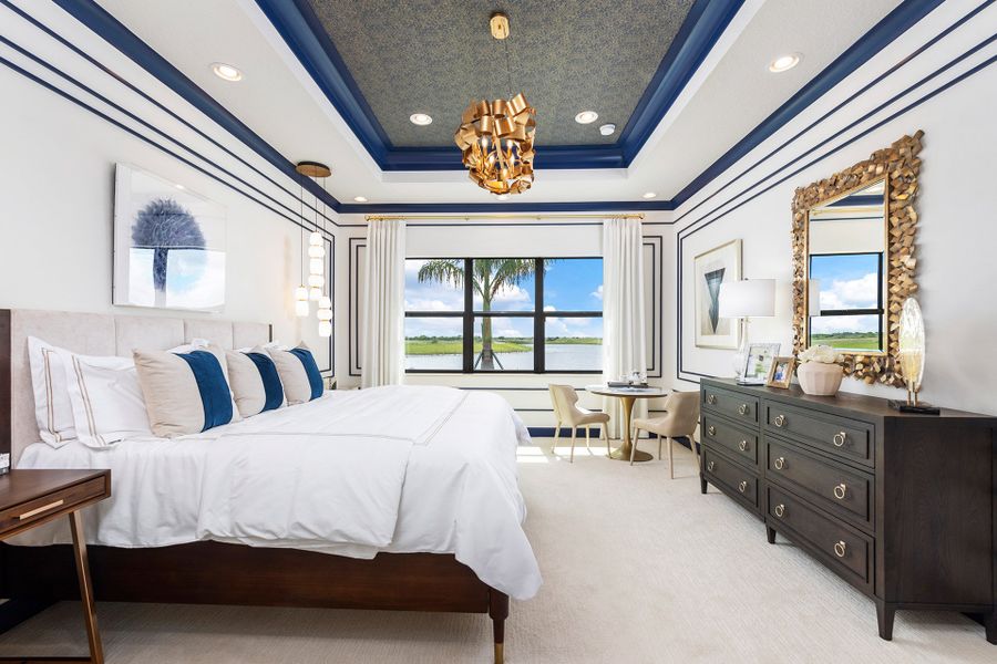 Representative furnished interior of a home built from the Tivoli by GL Homes in Valencia Parc at Riverland, Port St. Lucie (Image 21).