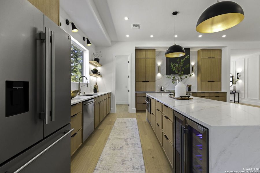 Furnished interior view inside a new home in , Boerne (Image 29).