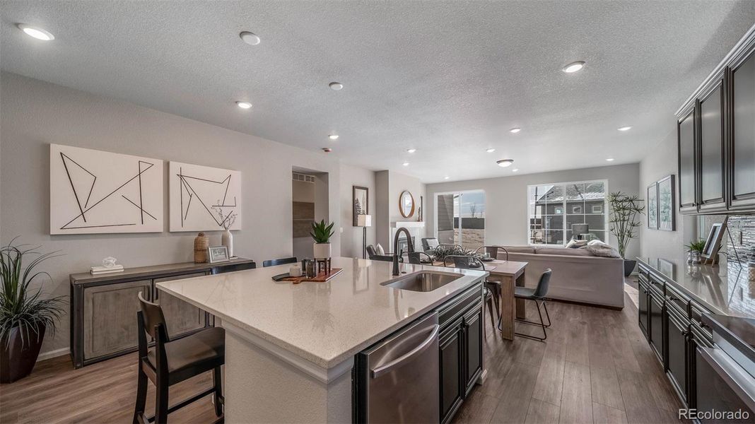 Furnished interior view inside a new home in , Aurora (Image 15).