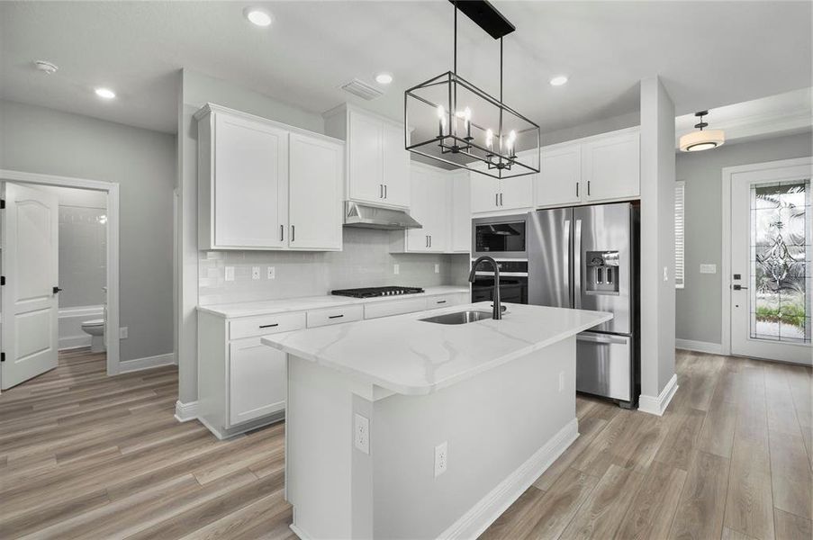 Furnished interior view inside a new home in , Kissimmee (Image 3). Furnished interior view inside a new home in , Kissimmee (Image 3).