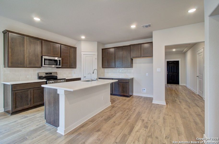 Furnished interior view inside a new home in Cloud Country, New Braunfels (Image 6).