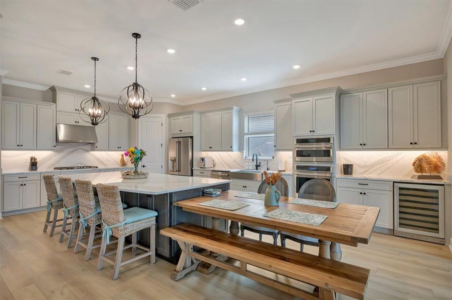 Furnished interior view inside a new home in , Palmetto (Image 19).