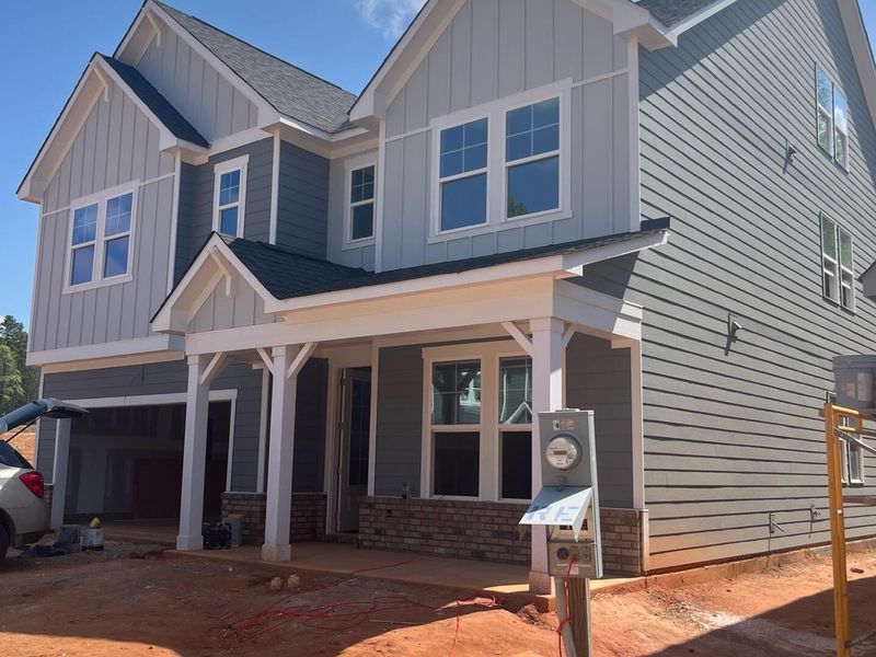 In-progress construction of a new home in Sage on North Main, Wake Forest, NC (Image 13).