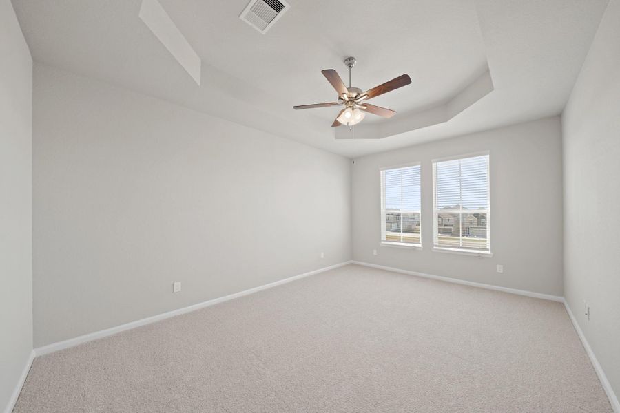 Spacious primary suite (*Photo not of actual home and used for illustration purposes only.) Spacious primary suite (*Photo not of actual home and used for illustration purposes only.)