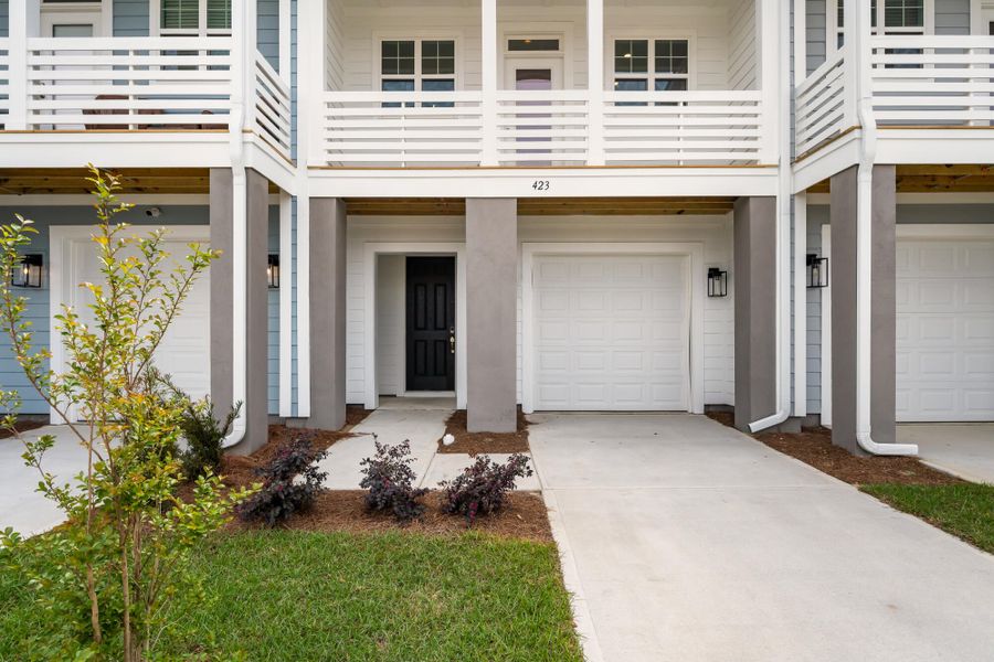 Exterior details and patio area of a home in New Riverside Village, Bluffton (Image 3). Exterior details and patio area of a home in New Riverside Village, Bluffton (Image 3).