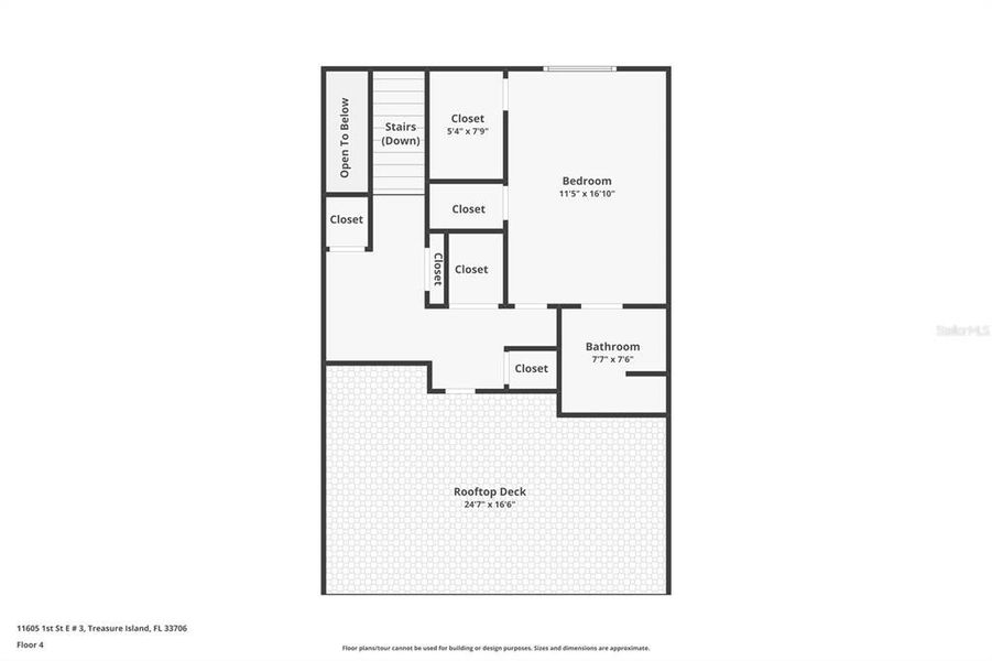 2D floor plan layout of this home in , Treasure Island, FL (Image 8). 2D floor plan layout of this home in , Treasure Island, FL (Image 8).
