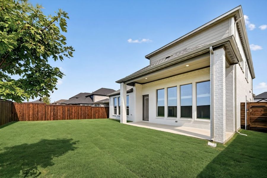 Exterior details and patio area of a home in The Ridge at Northlake, Northlake (Image 2). Exterior details and patio area of a home in The Ridge at Northlake, Northlake (Image 2).