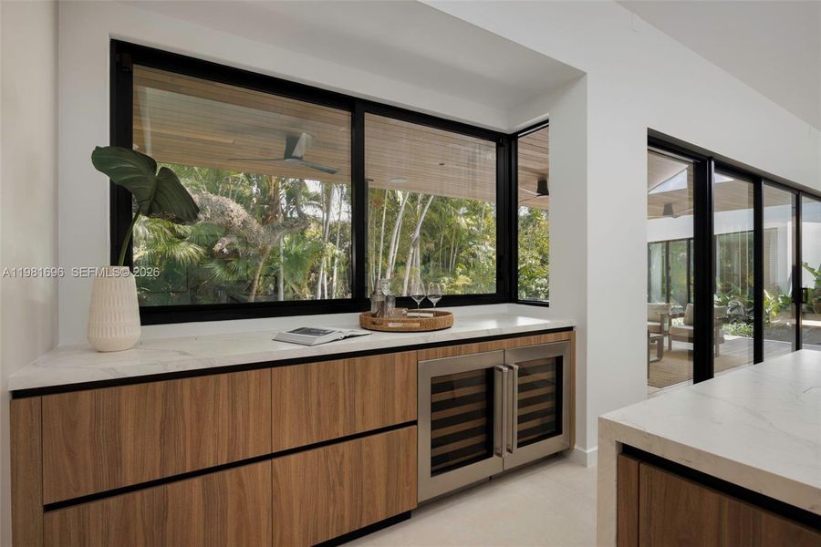 Furnished interior view inside a new home in , Miami (Image 11).