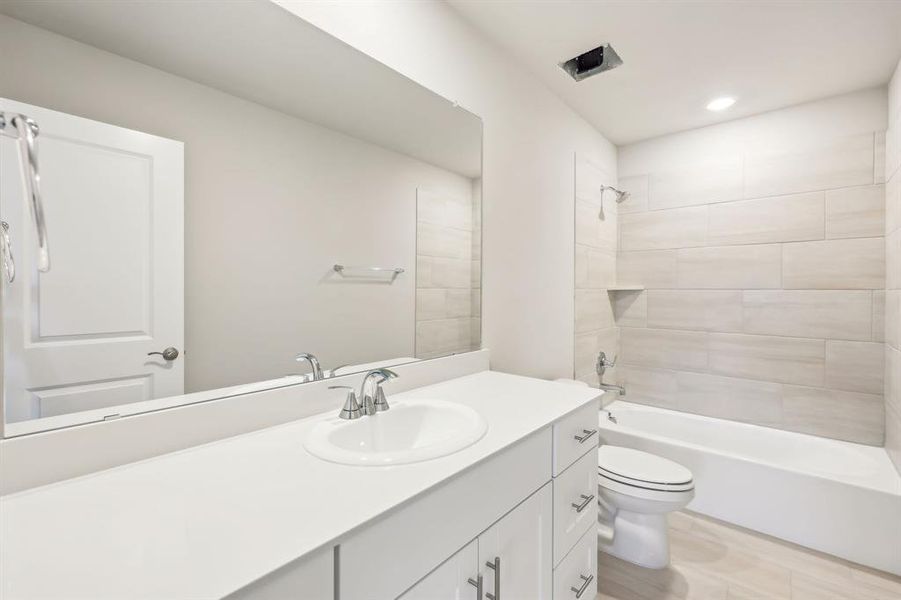 Photo is not of the actual home, but is an inspirational photo of builder’s model home and may depict options, furnishings, and/or decorator features that are not included.