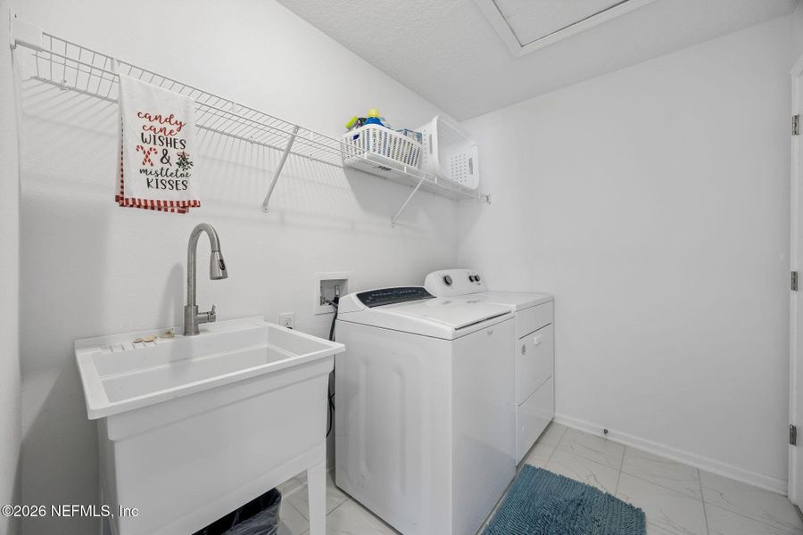 Furnished interior view inside a new home in Cordova Palms, St. Augustine (Image 13).