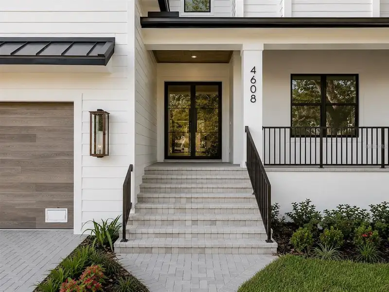 Exterior details and patio area of a home in , Tampa (Image 35). Exterior details and patio area of a home in , Tampa (Image 35).