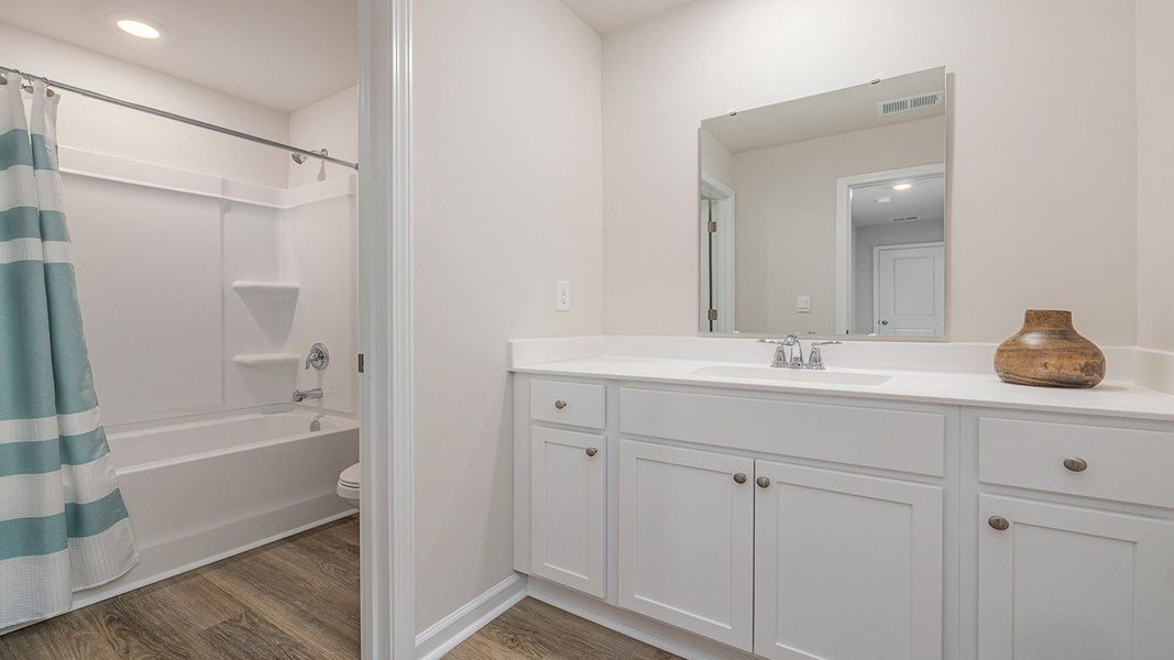 Furnished interior view inside a new home in Auberon Woods, Conway (Image 15).
