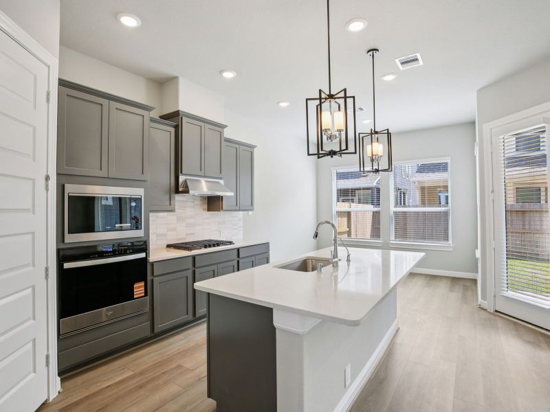 Furnished interior view inside a new home in Kemah Crossing - Luxe Series, Kemah (Image 3).