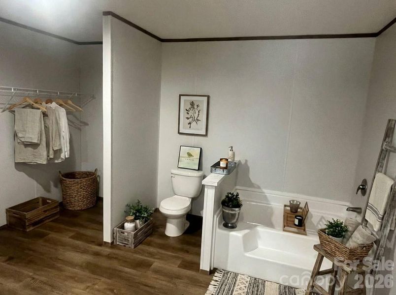 Furnished interior view inside a new home in , Kershaw (Image 12).