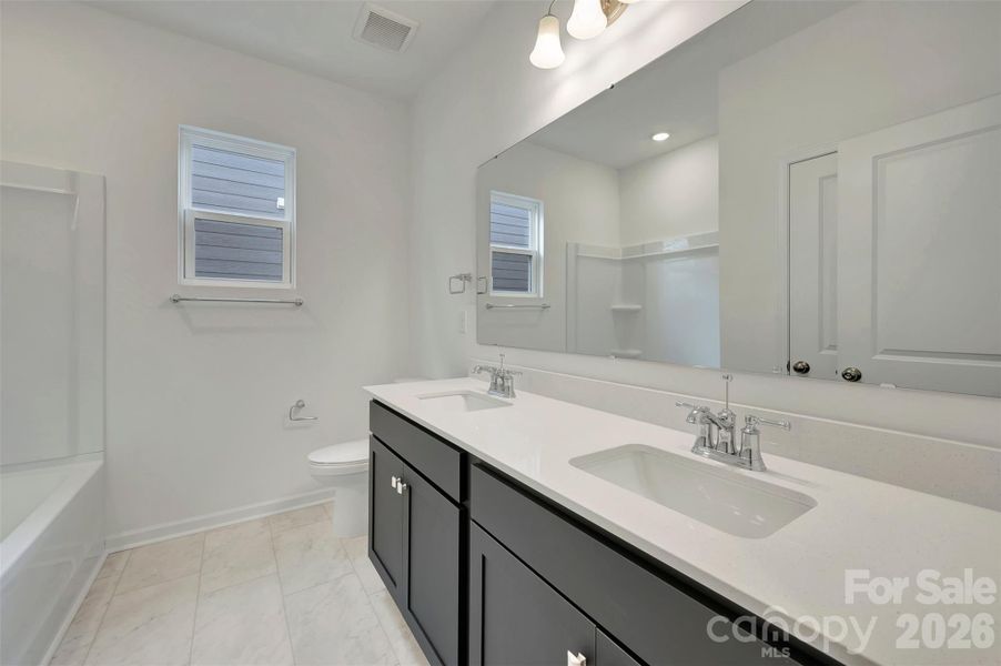 Secondary bathroom