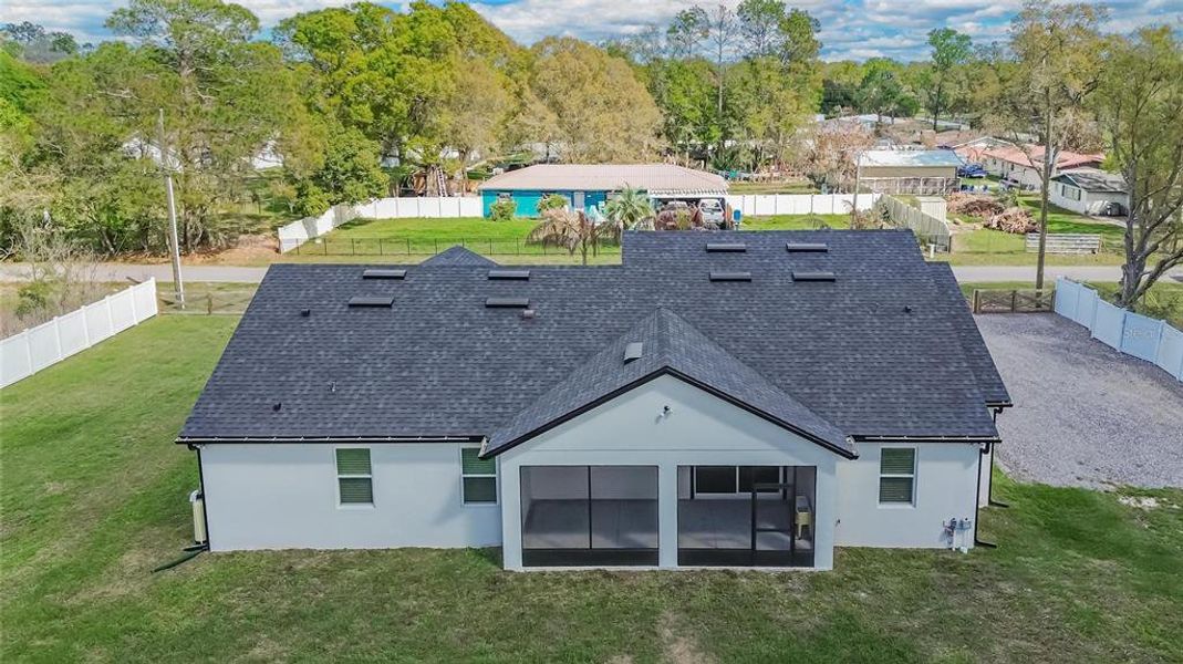Exterior details and patio area of a home in , Plant City (Image 26).