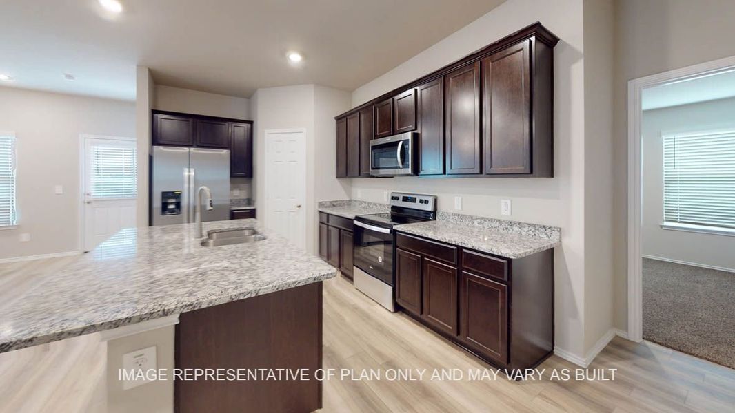 Furnished interior view inside a new home in Creekside Hills, Copperas Cove (Image 7).