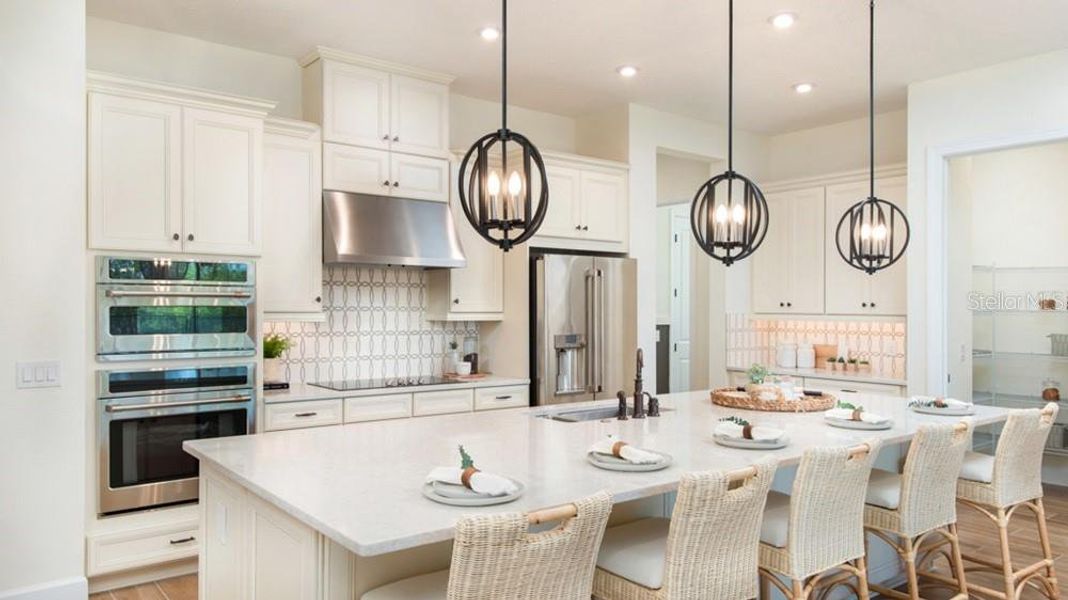 Furnished interior view inside a new home in Westview Community Group Page, Kissimmee (Image 3).
