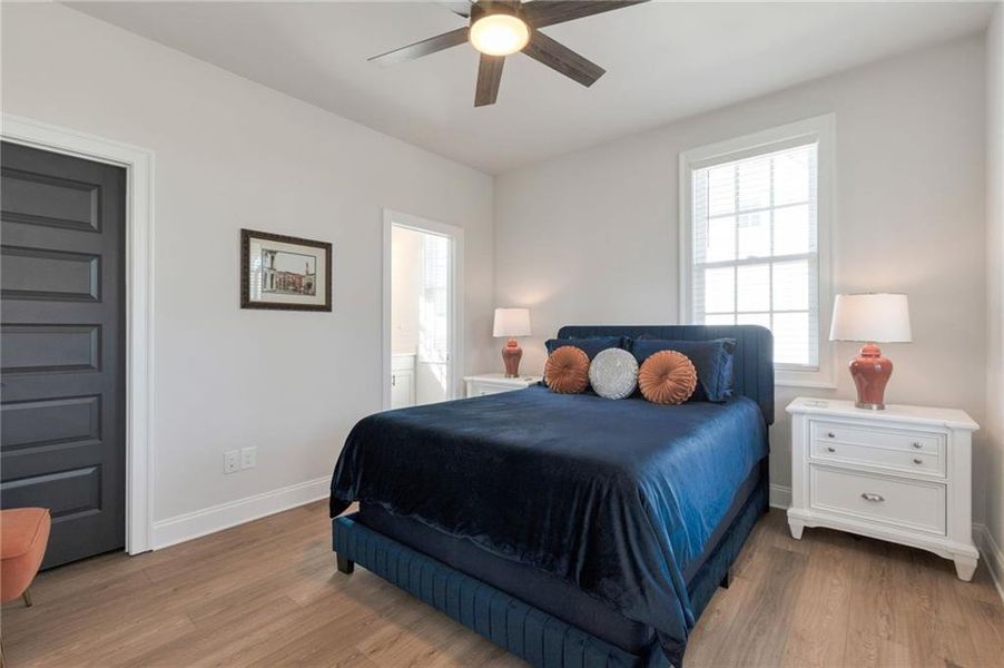 Furnished interior view inside a new home in , Dacula (Image 17).