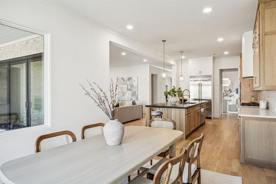 Furnished interior view inside a new home in , Dallas (Image 3).