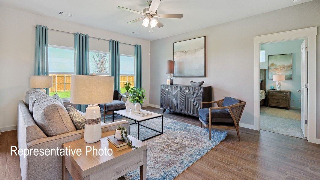 Furnished interior view inside a new home in Patriot Estates, Venus (Image 7).