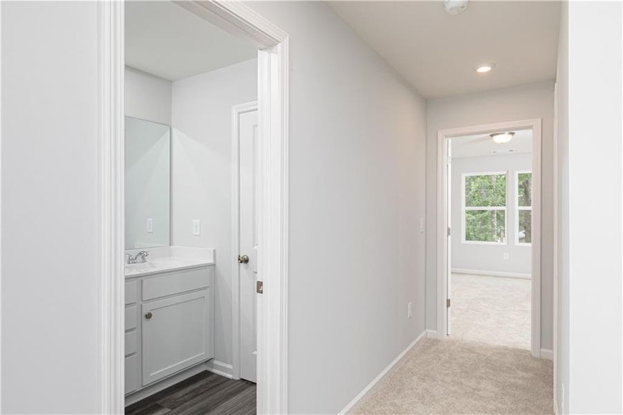 Spacious, unfurnished interior of a new home in Rhodes Glen, Lawrenceville (Image 23).