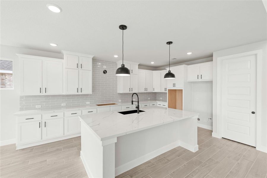 Furnished interior view inside a new home in The Woodlands Hills, Willis (Image 5).