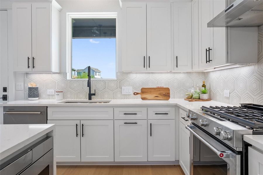 Furnished interior view inside a new home in , Austin (Image 10). Furnished interior view inside a new home in , Austin (Image 10).