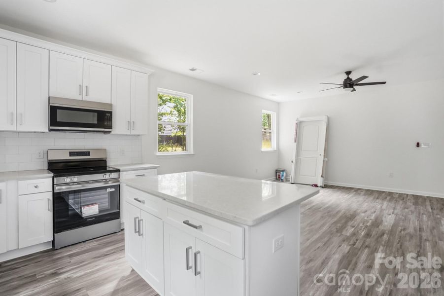 Furnished interior view inside a new home in , Statesville (Image 8).