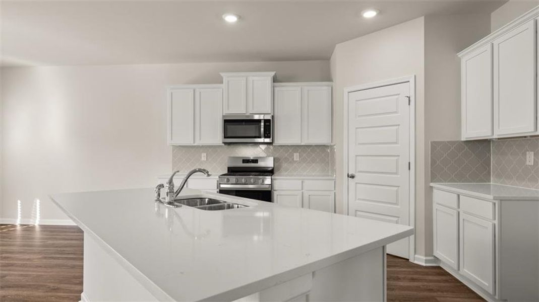 Furnished interior view inside a new home in Preserve at Dove Creek, Statham (Image 7).