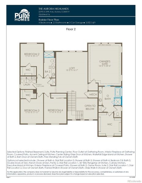 Upper Level Floorplan